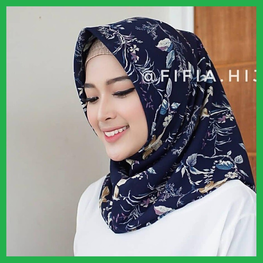 Edelweis Square Hijab Segi Empat Satin Max Monalisa Ukuran 115 x 115 Motif Bunga Keabadian Rose Grey