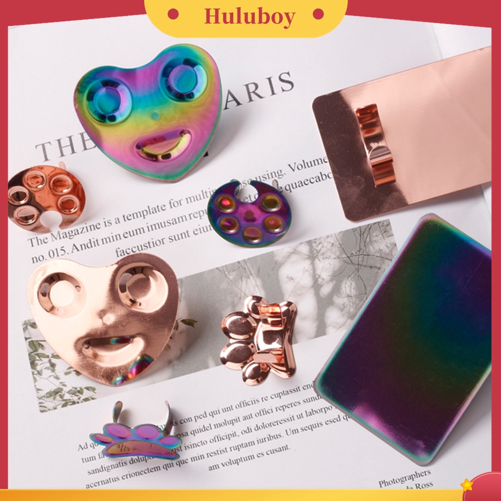 Huluboy Huluboy♡ Cincin Palet Display Warna Kuku Multifungsi Untuk Manicure