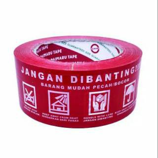 Jual Lakban Fragile Daimaru Merah    tulisan Fragile JANGAN DIBANTING