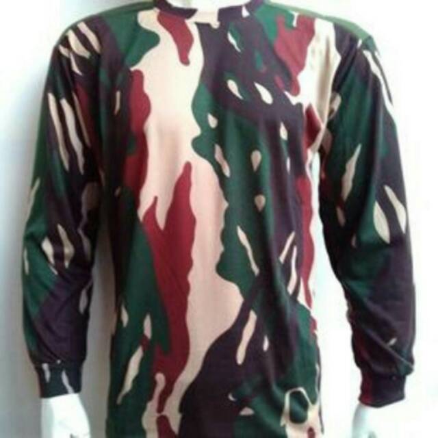 Kaos Camo Loreng Kopasus#Kaos Loreng Panjang#Kaos army