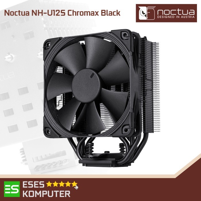 HSF Noctua NH-U12S CH.BK Chromax Black - 120mm PWM CPU Air Cooler