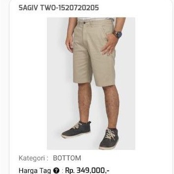 Celana pendek pria EMBA