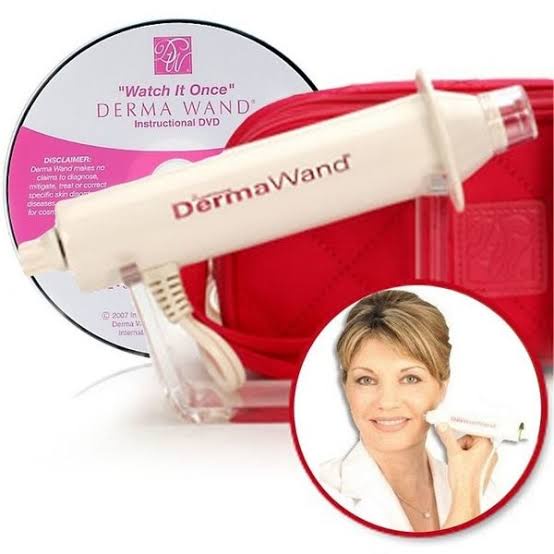 COD ✅ Dermawand DERMA WAND Pengencang Wajah Setrika Wajah untuk Kecantikan penghalus Wajah Dermawan  ALAT KECANTIKAN Skin care facial AS SEEN ON TV Penghilang keriput BOX PUTIH