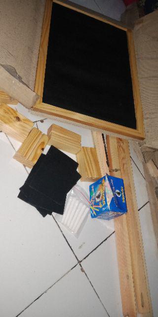 Food Taq Kayu 10x15cm Food Taq Papan Tulis Kapur Food Taq Buffet Mini Chalkboard Papan Kapur