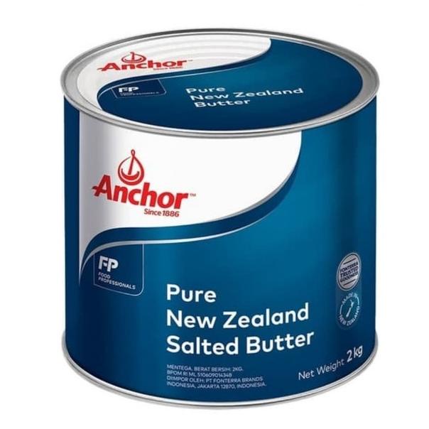 

(BISA COD) Anchor Pure Salted Butter 2kg Grosir TERUJI Kode 2