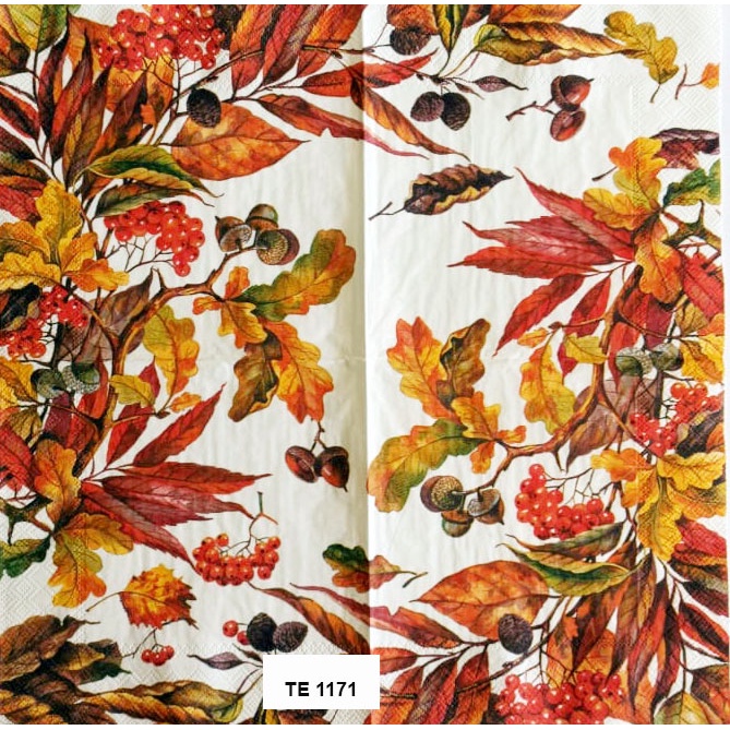 Tisu  Napkin Kerajinan  Decoupage Eropa  33X33 CM TE 1171 TTS