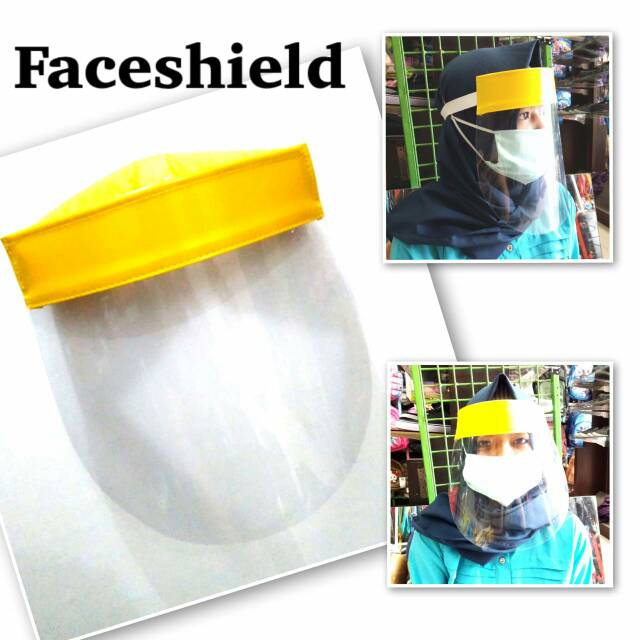 FACESHIELD/PELINDUNG WAJAH ANTI VIRUS NYAMAN DIPAKAI