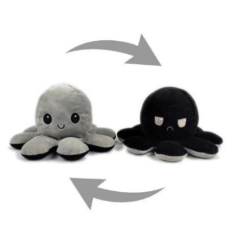 Mainan Penghilang stress anak/Fidget Spinner Gyro 3D/PopIt Fidget Toy/Boneka Gurita bisa bolak-balik-6