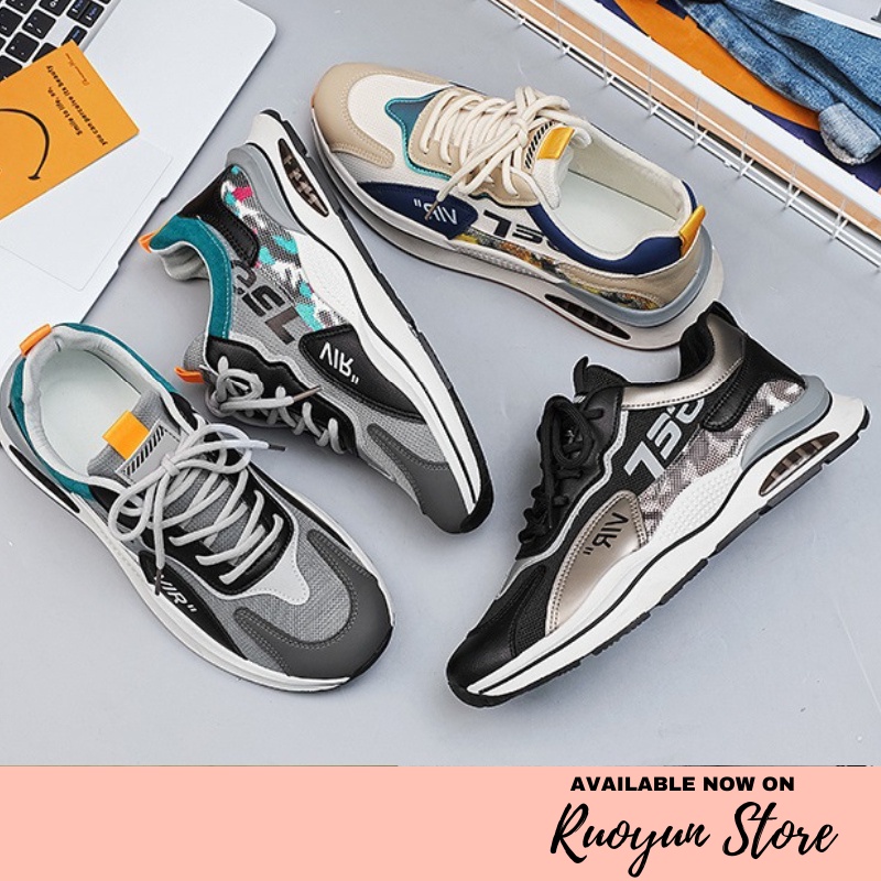 RYX - GED Chic Sepatu Sneakers Pria Fashion Casual / Olahraga (NO BOX) - Ori Import