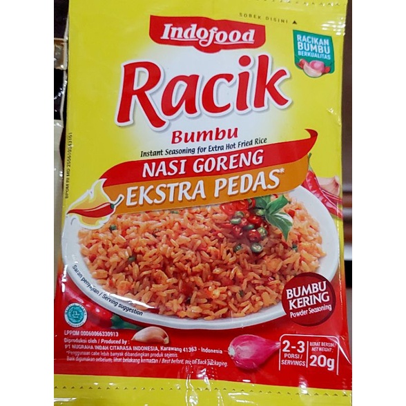 Bumbu Indofood Racik 20 gr/ Indofood bumbu kaldu 20 gr