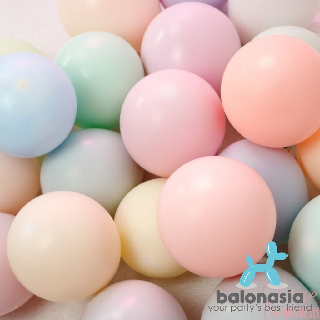 Balonasia Balon Latex Warna Pastel / Balon Macaron Image 5