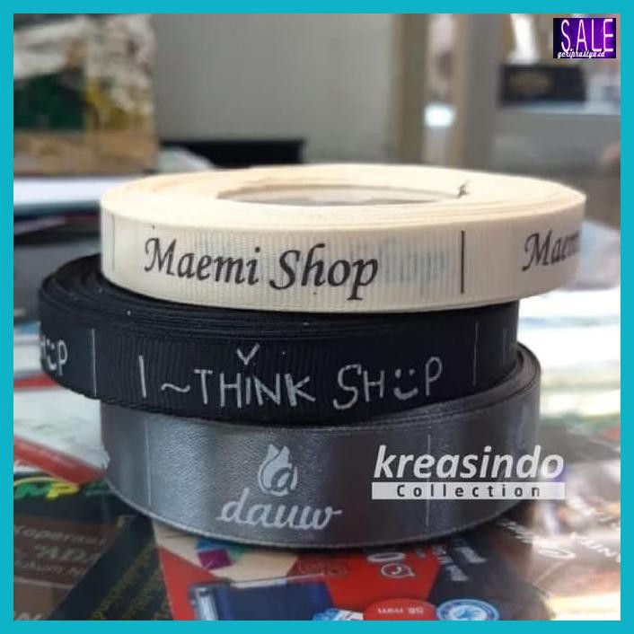 

JAMEKEWANITA- SABLON LABEL PITA BAJU GROGRAIN 1,3CM -ASLIII.