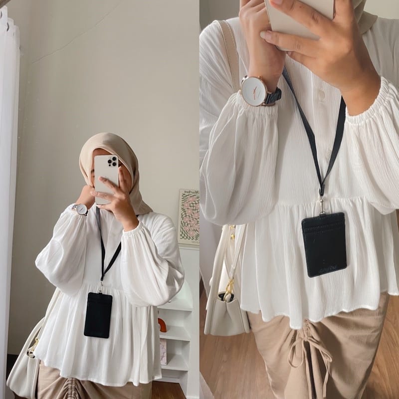 KIRANAOFFICIAL - ( COD ) KIMI BLOUSE CRINKLE