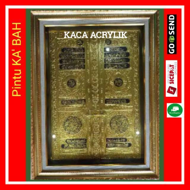PINTU KABAH 3D TIMBUL EMAS KALIGRAFI EMAS UNIK KLASIK PINTU KABAH 3D TIMBUL EMAS KALIGRAFI EMAS UNIK KLASIK