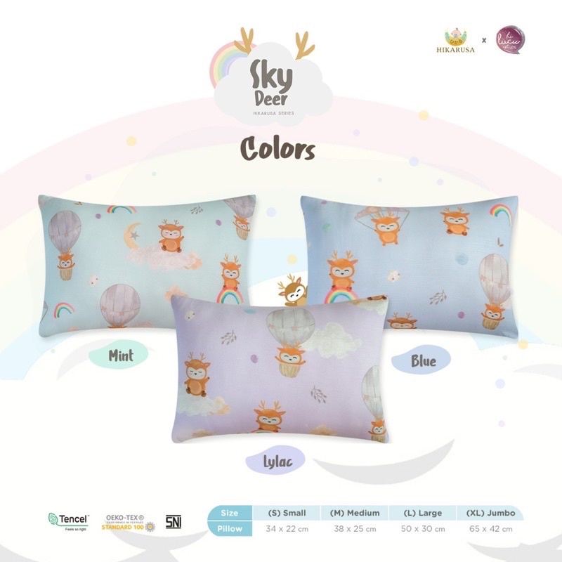 Hikarusa Sky Deer Pillow S M L Bantal Hikarusa x hi lucu Sky Deer Pillow Hikarusa Sky Deer Pillow Bantal Hikarusa