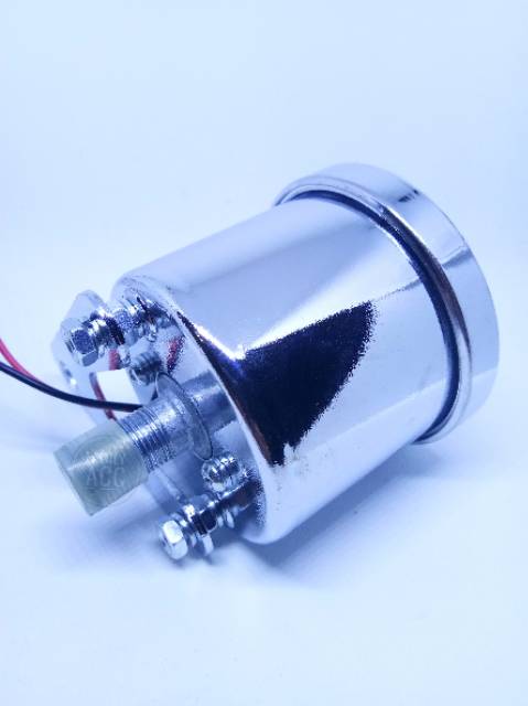 SPEEDOMETER KILOMETER LED BULAT CHROME MOTOR UNIVERSAL