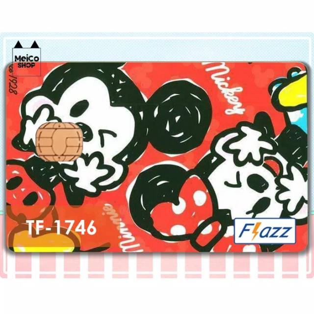 

[TF-1746] Sticker Flazz BCA Meico - Mickey & Minnie Mouse