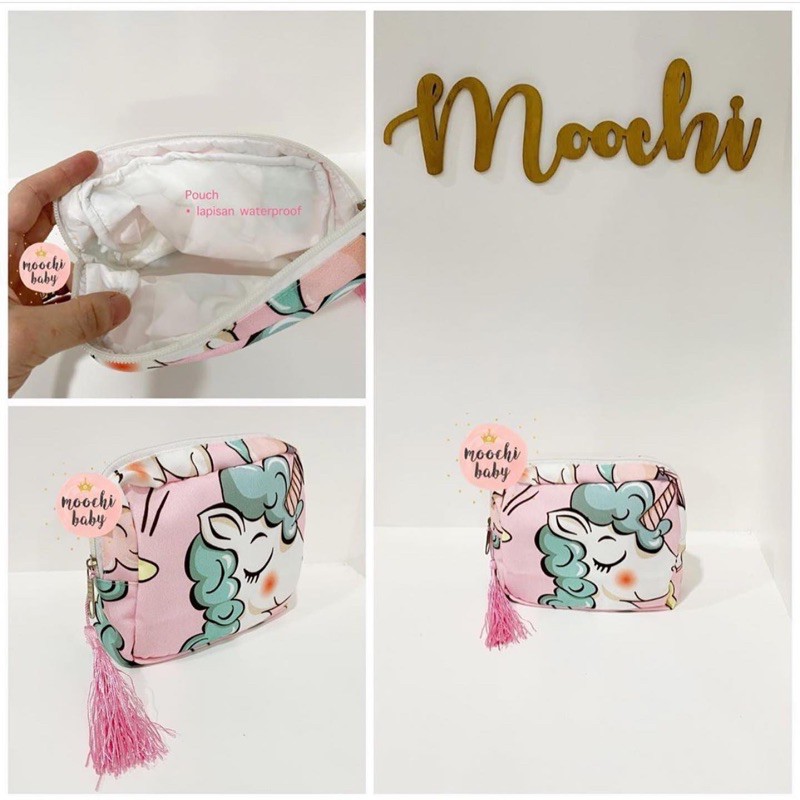 moochi baby little pouch tas kecil zipper kecil hampers