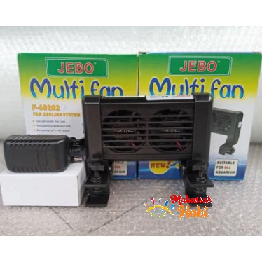 Kipas Pendingin Aquarium Aquascape Cooling JEBO F 60202 F60202 - 2 Fan