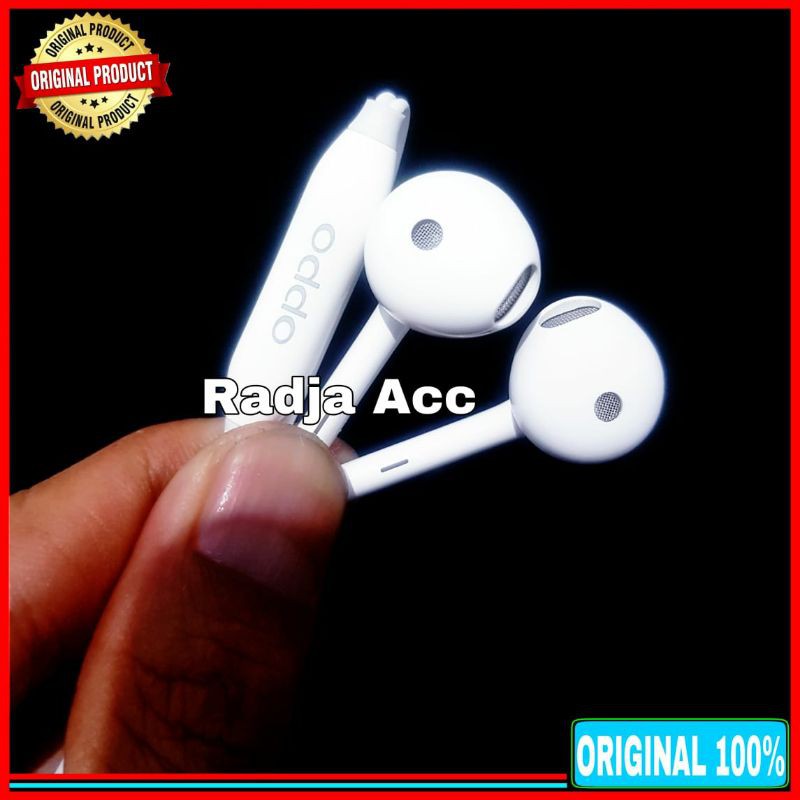 Headset Earphone Oppo A52 K1 R9s R15 Pro R17 Pro Reno Reno2 F Ori 100%