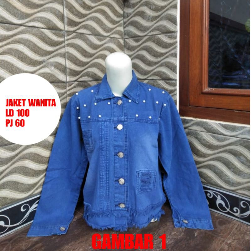 JAKET JEANS WANITA ORIGINAL