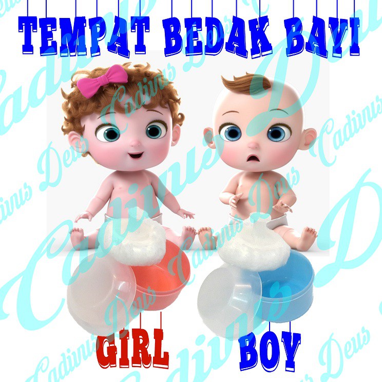 TEMPAT BEDAK BAYI - SINGLE - BOY&amp;GIRL