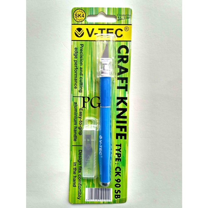 

UKIR-ALAT- V TEC CK 90 SB / CRAFT KNIFE / CUTTER PEN / PISAU UKIR / ART -ALAT-UKIR.