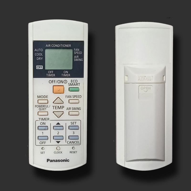REMOT AC PANASONIC TYPE A75C4157 ASLI ORIGINAL