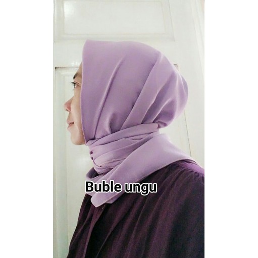 KERUDUNG SEGI EMPAT POLOS/JILBAB SEGI EMPAT /HIJAB SQUARE/UNGU