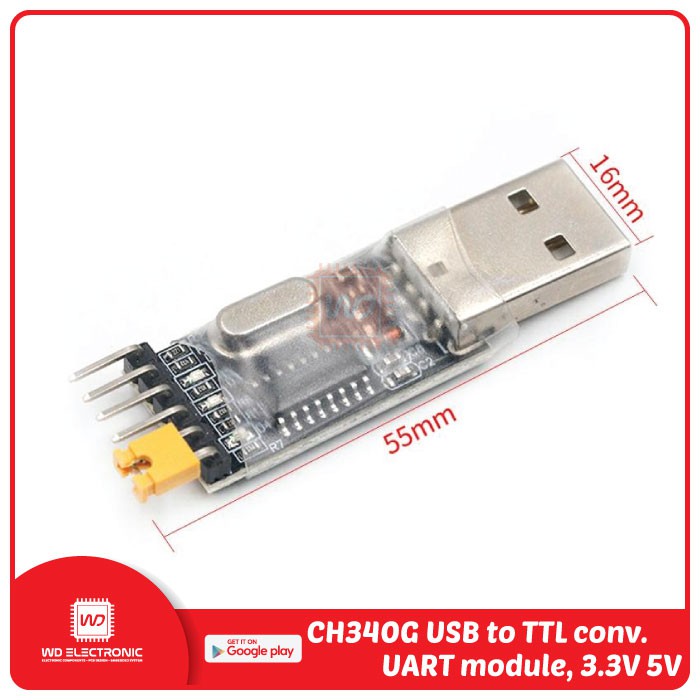 USB to TTL CH340G USB to TTL converter UART module CH340