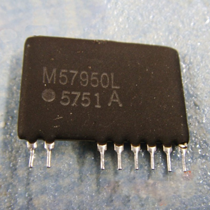 Modul Tabung Kristal Hybrid IC M57950L In-line ZIP-8 Mitsubishi