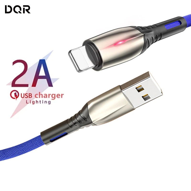 DQR Kabel Charger Lightning 2A 1 Meter - DQL22AM - Black