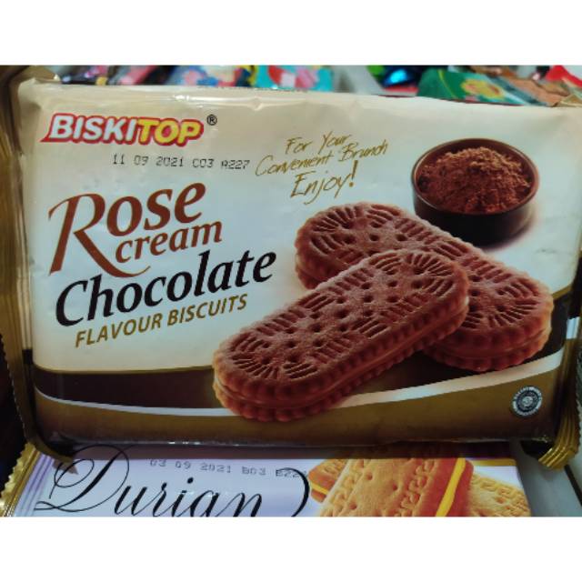 

ROTI KERING BISKITOP ROSE CREAM - RASA COKELAT - STRAWBERY - LEMON