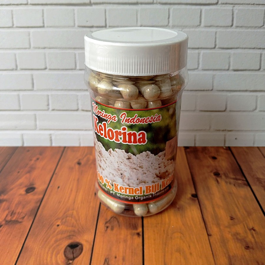 Kapsul kernel biji kelor isi 100 - Kelorina Moringa Indonesia