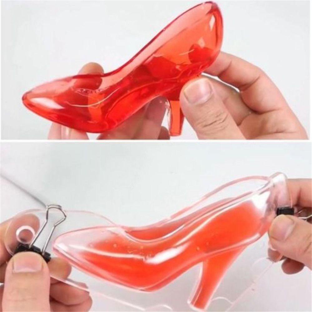Suyo Cetakan Adonan Kue Fondant Desain Sepatu Kristal 3D Untuk Baking