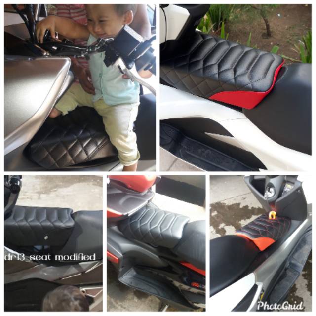 Jok anak pcx aerox adv nmax genio vario motif timbul