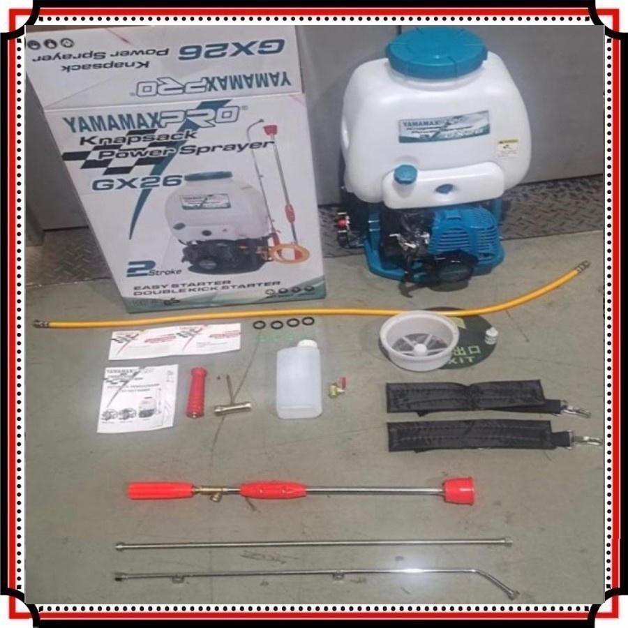 Mesin Portable Power Sprayer Knapsack Alat Semprot Hama 2 Tak Yamamax