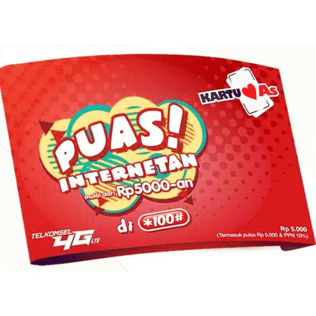 Kartu Perdana AS Puas Reguler Jawa Timur Jatim Exp Maret 2020