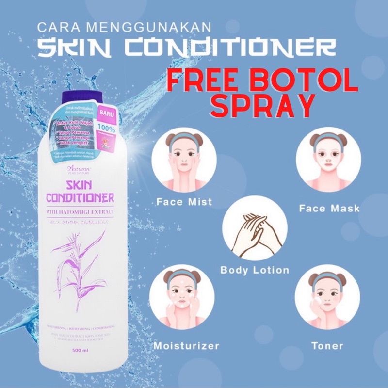 HATOMUGI SKIN CONDITIONER BY AUTUMN 500ml