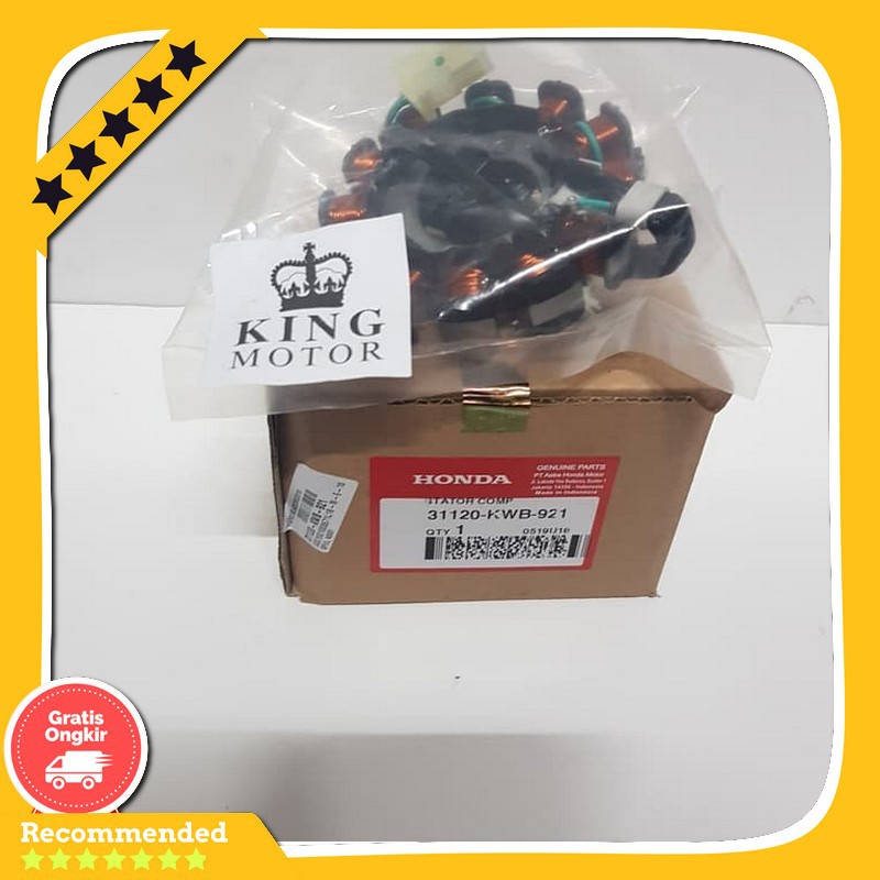 Spare Part Motor Spull Assy Honda Blade / Honda Revo Absolute 31120-Kwb-921 Ori Original Hgp