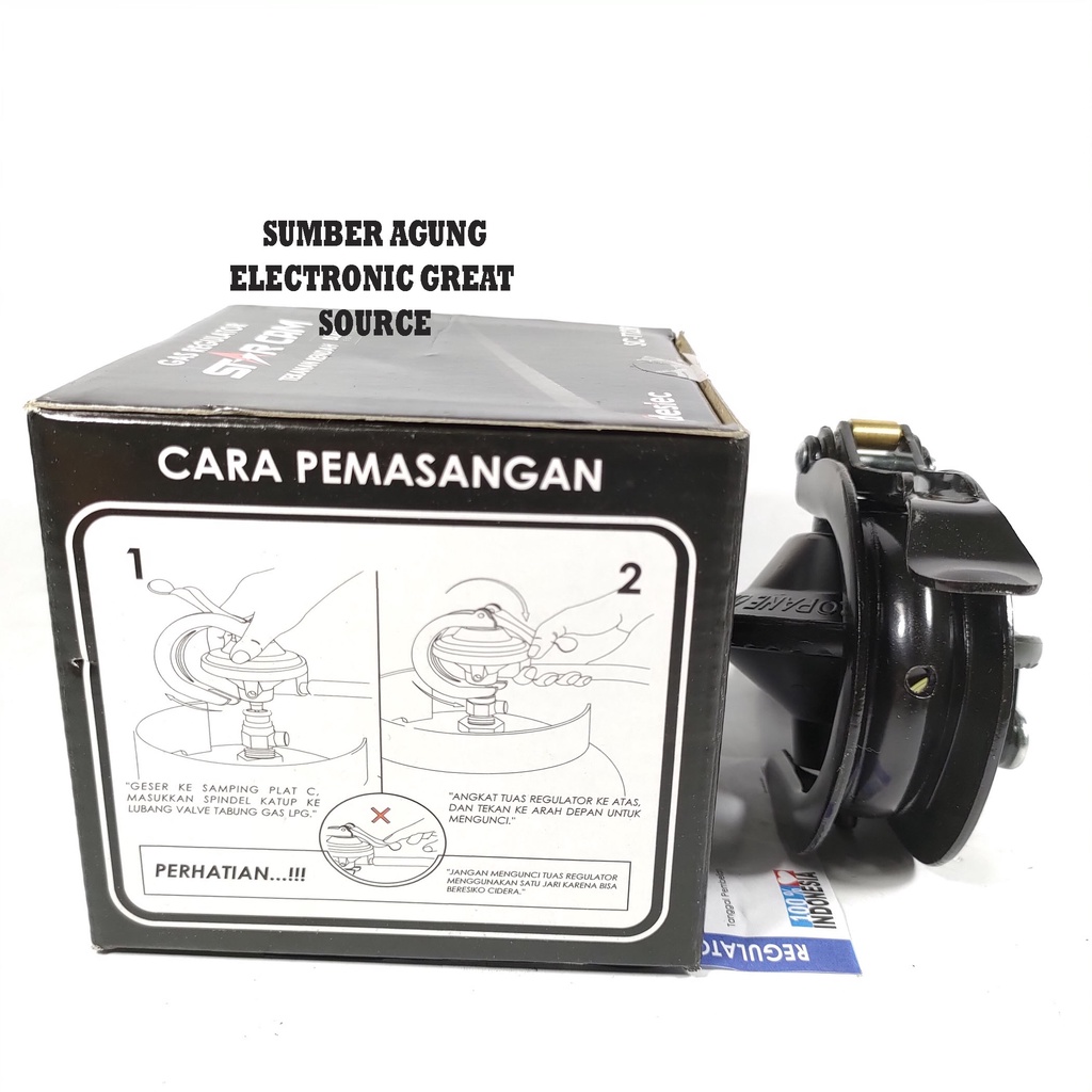 Starcam Non Meter SCT12R Regulator Gas Pengaman Tuas Pengunci Destec