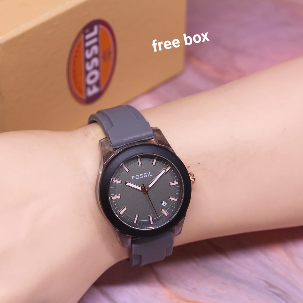 Grosiran Jam Tangan Wanita 3370EV Analog Strap Rubber Tanggal Aktif Include Box Jam Tangan Exclusive (COD)