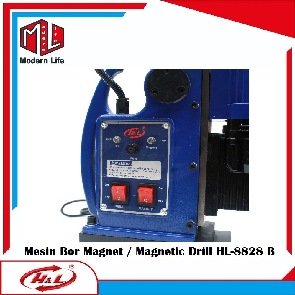 HL-8828B Mesin Bor Magnet / Magnetic Drill HL 8828B