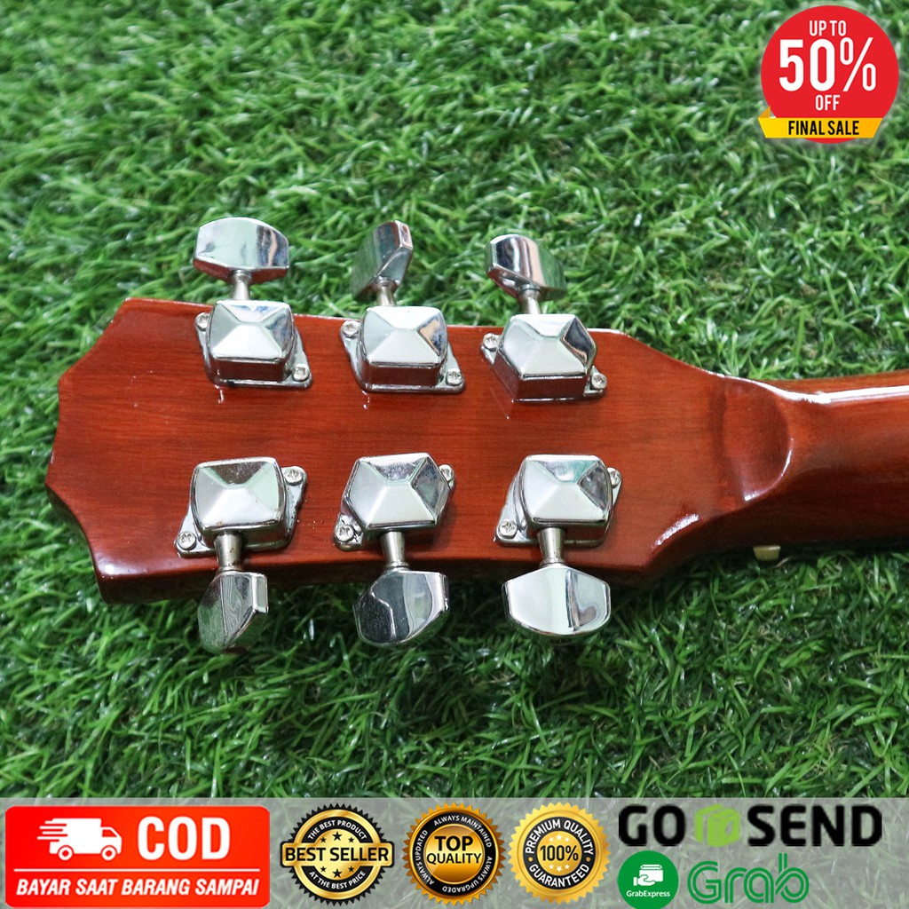 Dryer Gitar Tuning Machine Gitar Akustik Chrome Kaleng 1 Set