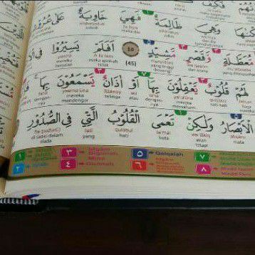 Alquran Annur A4, Alquran Tajwid Warna , Alquran Terjemah Latin Perkata An Nur A4