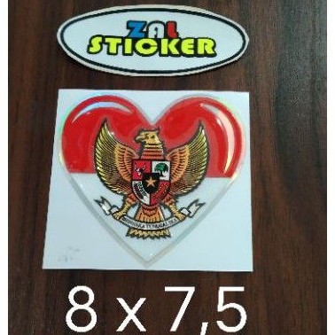 

sticker timbul love Garuda Indonesia