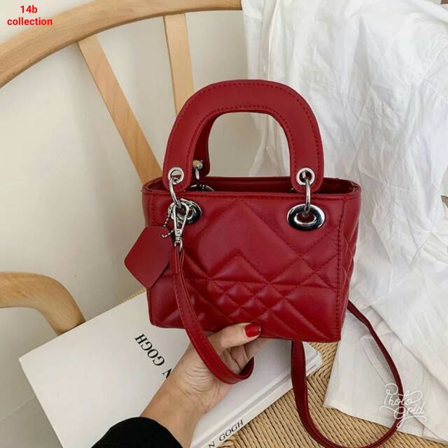 Rully68_Tas Selempang DlOR mini / Tas wanita kekinian / Tas kore/Tas murah