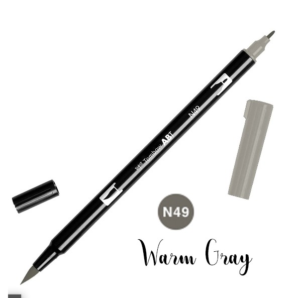 

ABT Tombow Dual Brush Pen - N49 Warm Gray