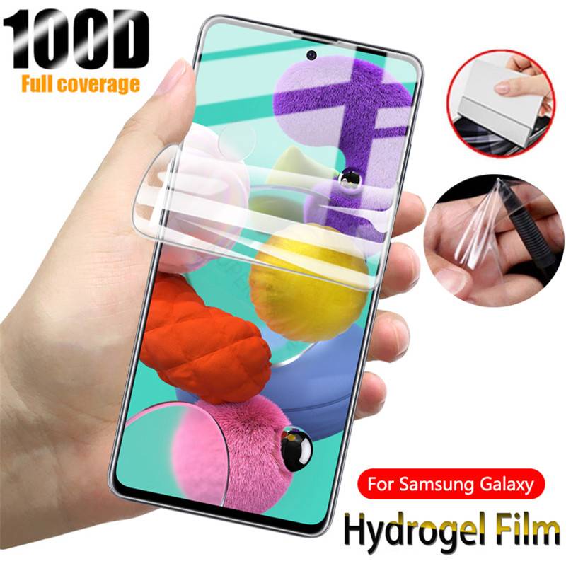 Hydrogel Film For Samsung s9+ / s9 / s8+ / s8 / s7 edge / s7 / s10e / s10+ / s10 / Note 9 / Note 8 / Note 10+ / Note 10 Screen Protector For Samsung S20 / S20+ / s20 plus 100D Blueray not glass