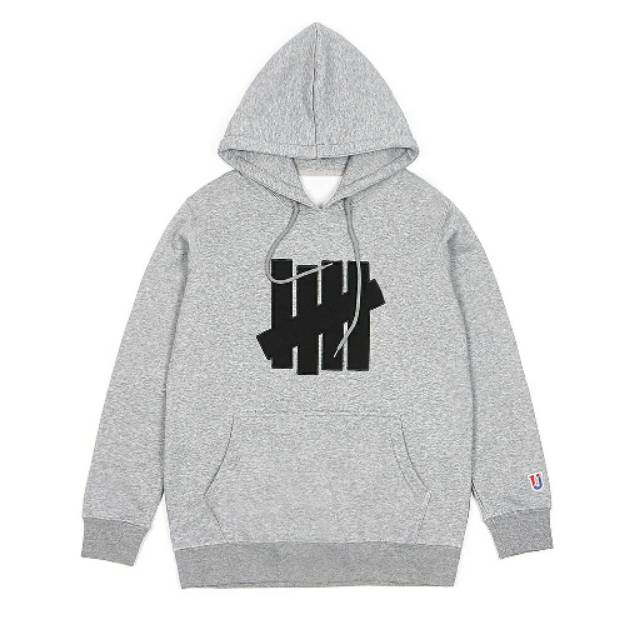 Jaket Undefeated Manchester Hoodie Grey Original